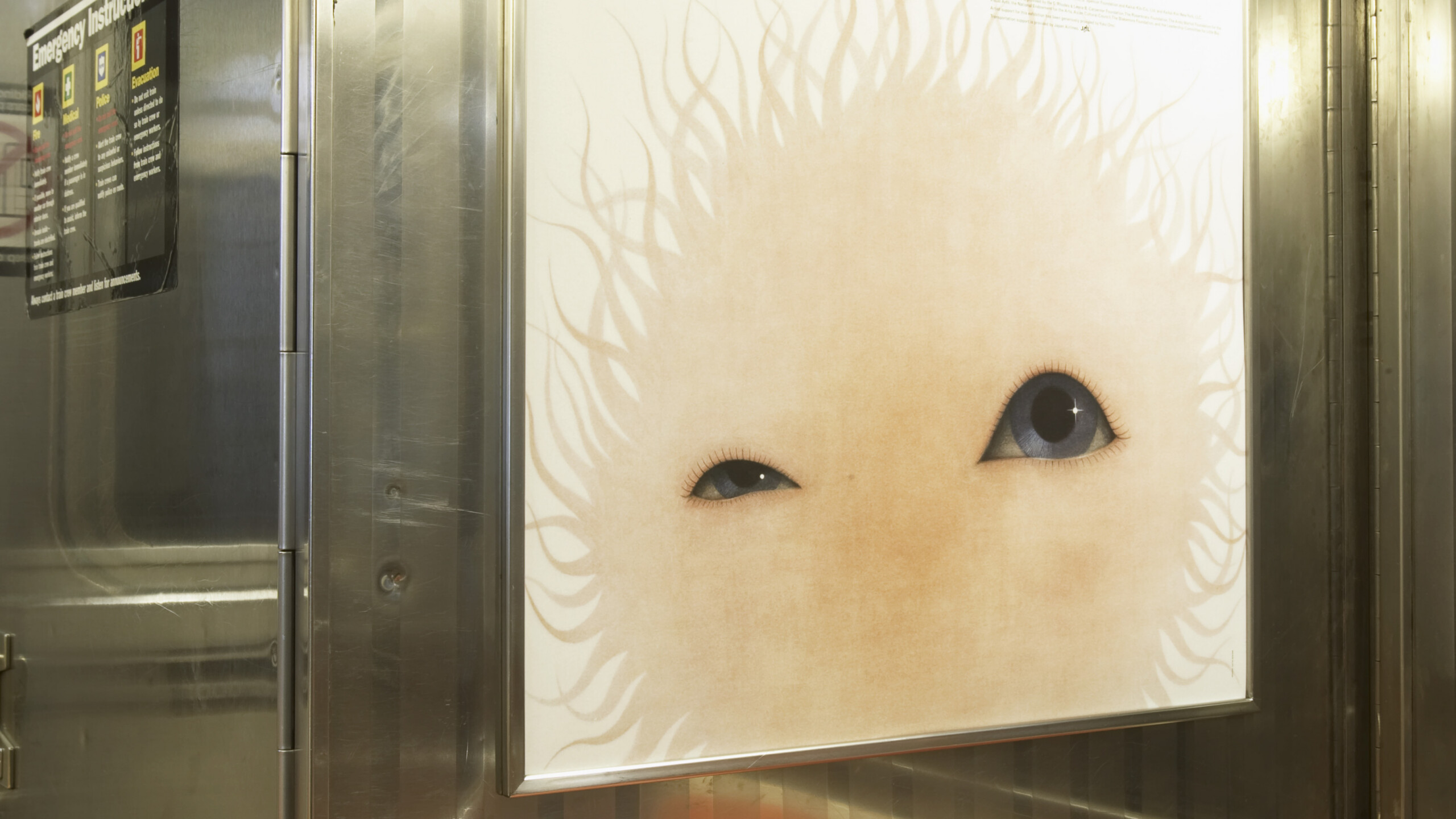 Hideaki Kawashima Fire, 2005 Subway Placards