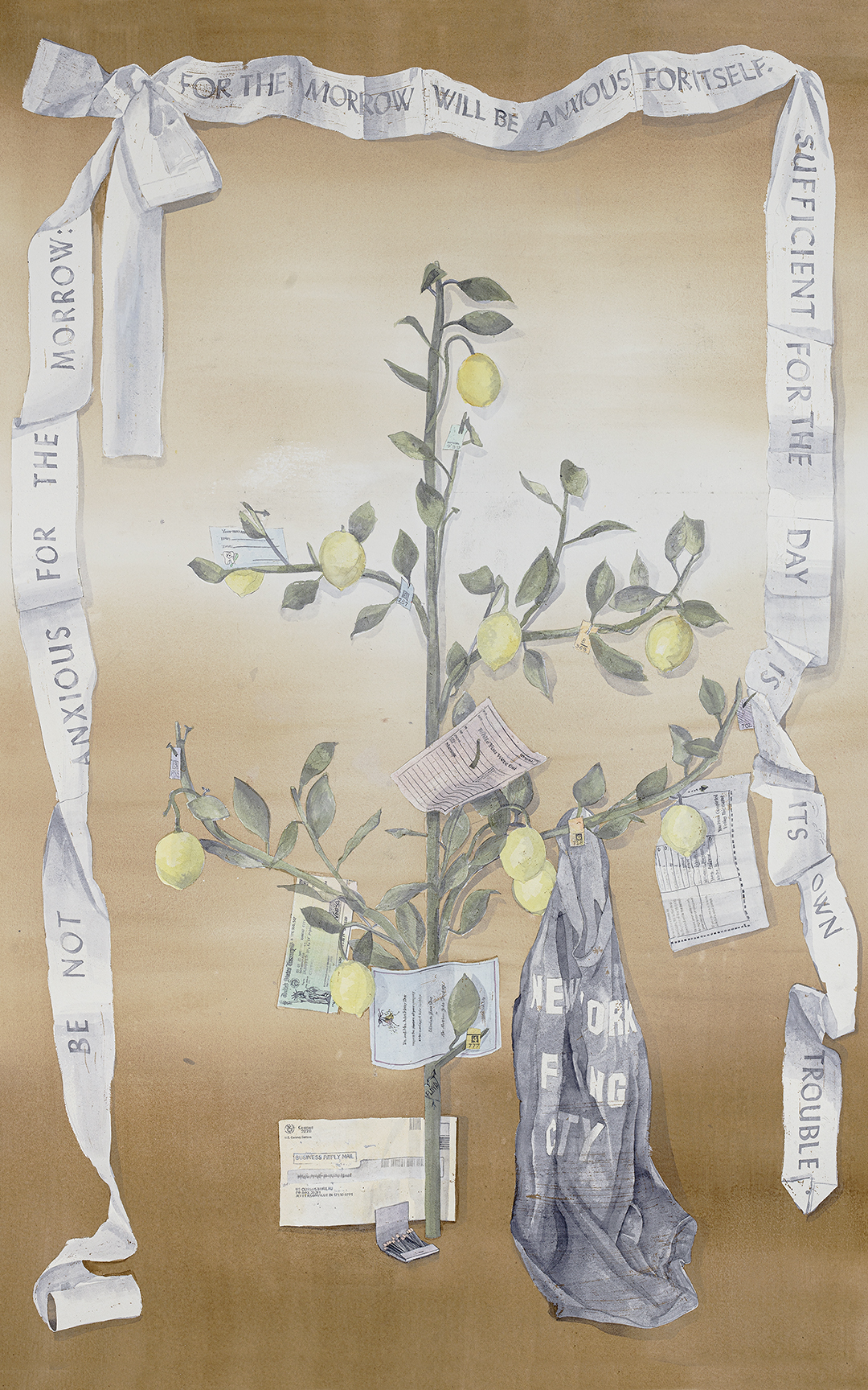9 Cynthia Talmadge, Lemon Tree And Household Mail, 2020.