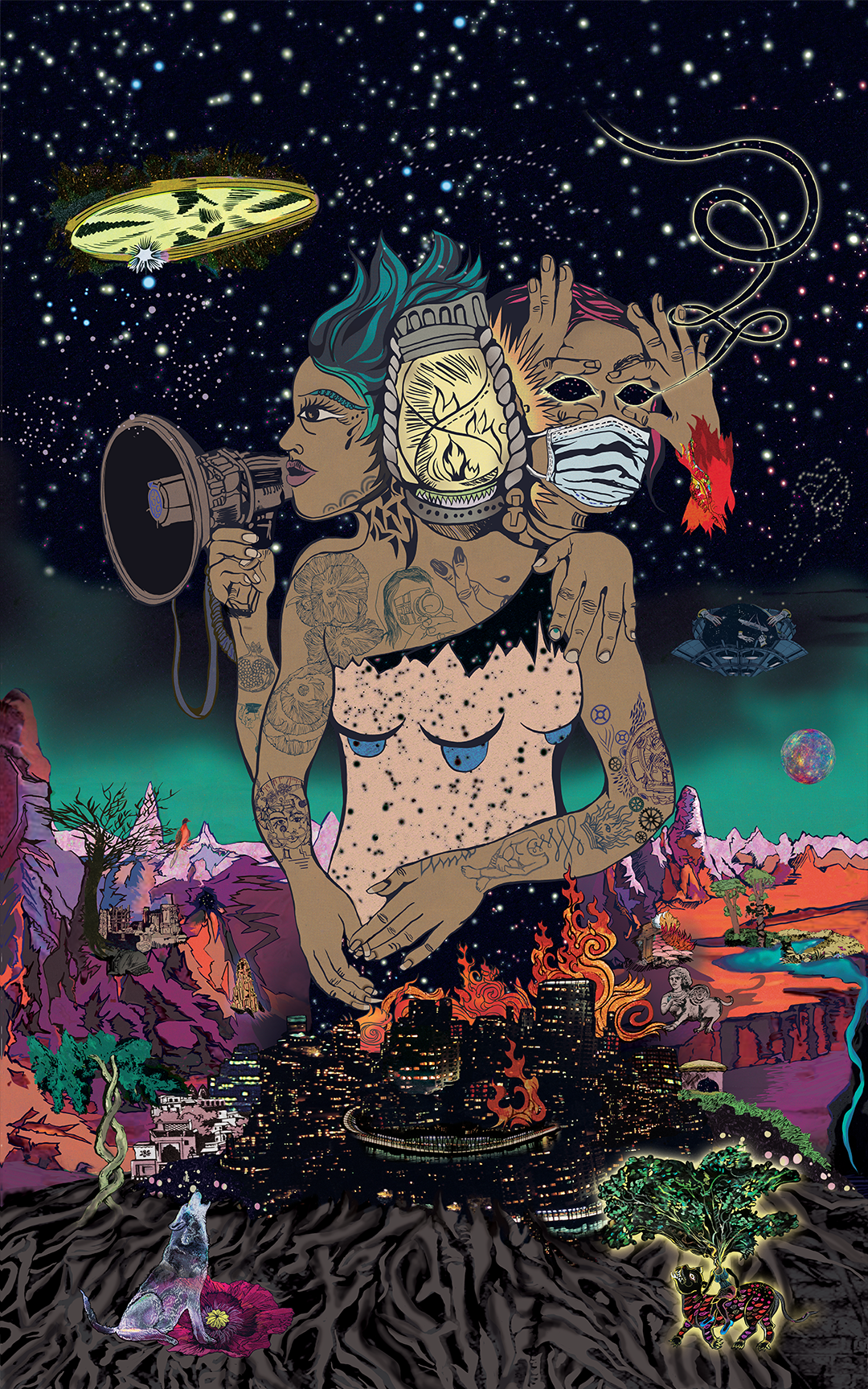 24 Chitra Ganesh, „Dringlichkeit“
