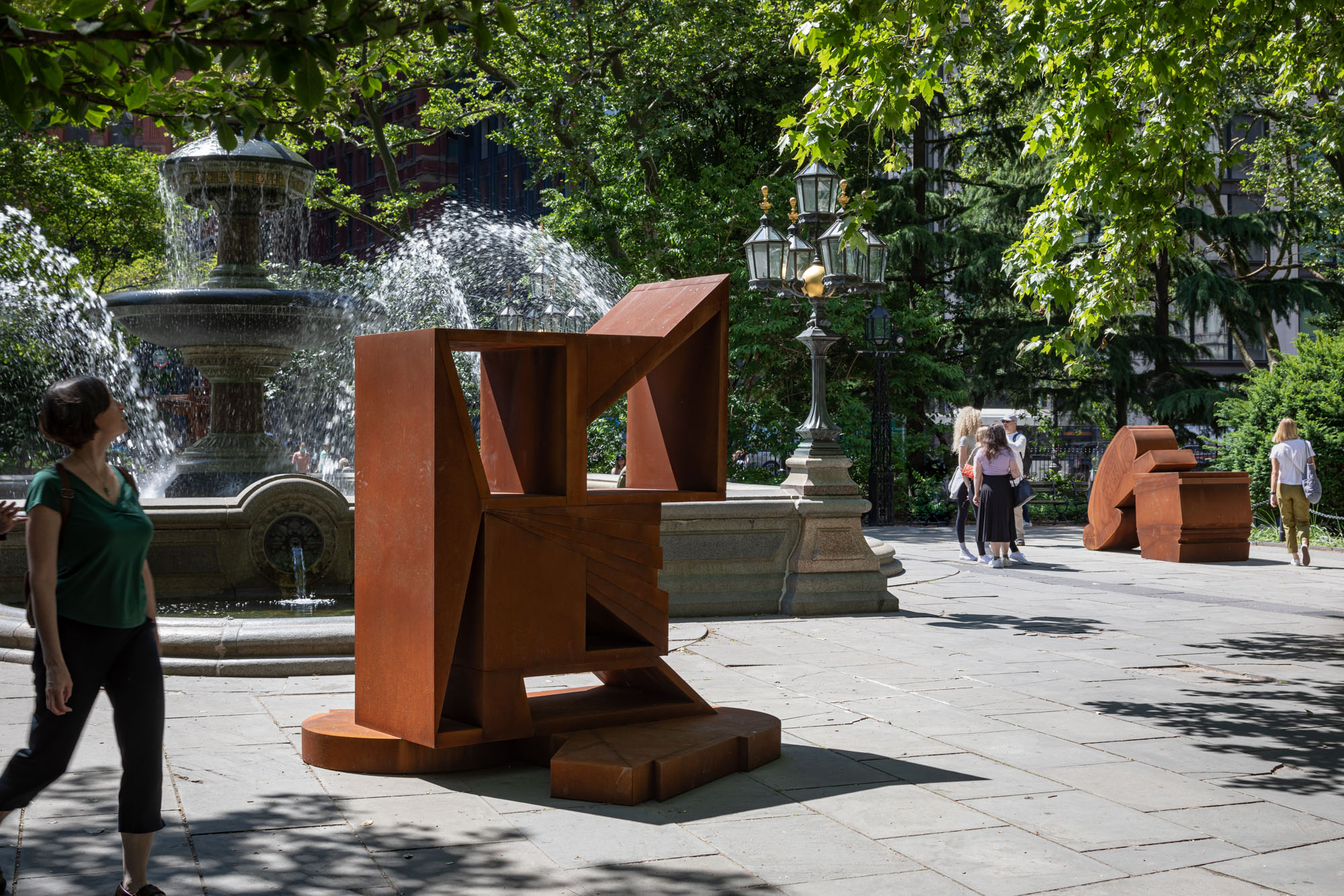 Wyatt Kahn, “Untitled,” and “The Friends,” 2021