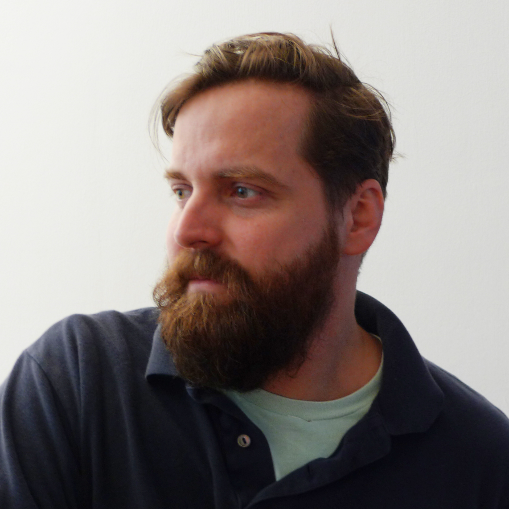 portrait of the artist Aaron Curry