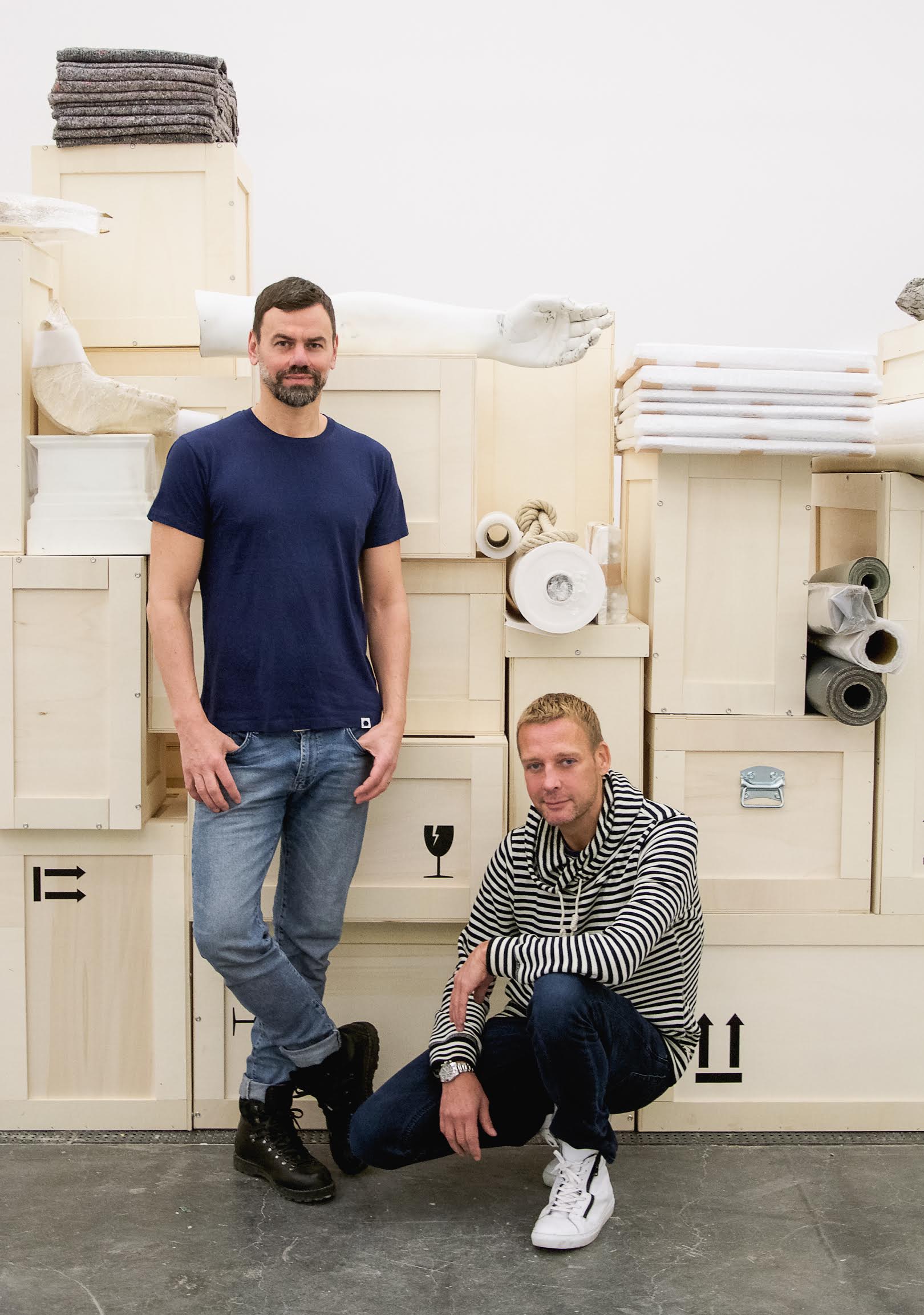 portrait of the artists Elmgreen & Dragset